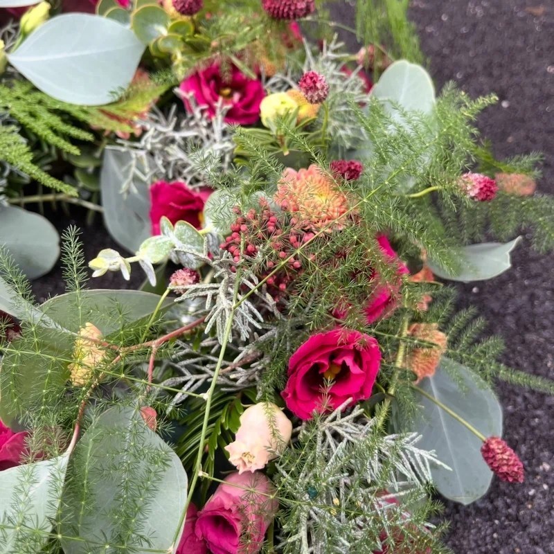 Tröstender Blumenkranz